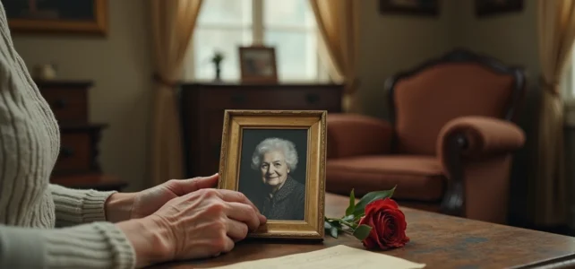 Poème émouvant pour rendre hommage à une maman disparue en famille